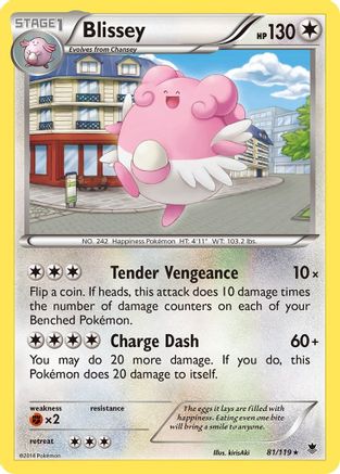 Blissey 081/119 - XY  Phantom Forces