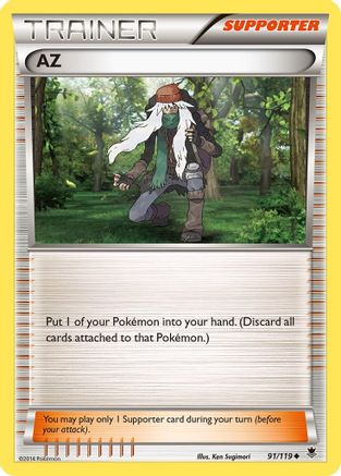 AZ 091/null - XY  Phantom Forces Reverse Holofoil