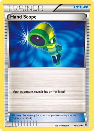 Hand Scope 096/119 - XY  Phantom Forces Reverse Holofoil