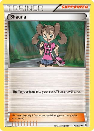 Shauna 104/119 - XY  Phantom Forces Reverse Holofoil
