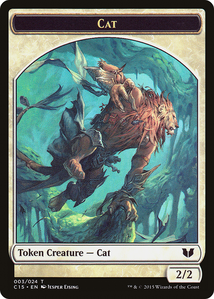 Cat (C15-003) - Commander 2015 Tokens