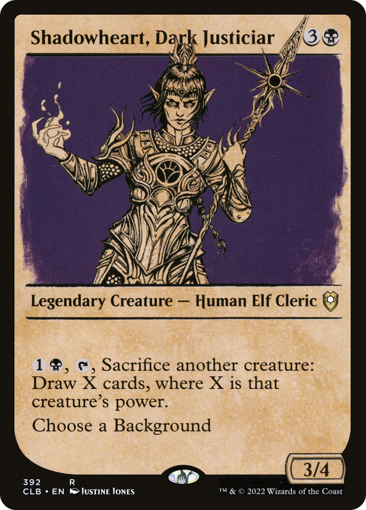 Shadowheart, Dark Justiciar (CLB-392) - Commander Legends: Battle for Baldur's Gate: (Showcase)