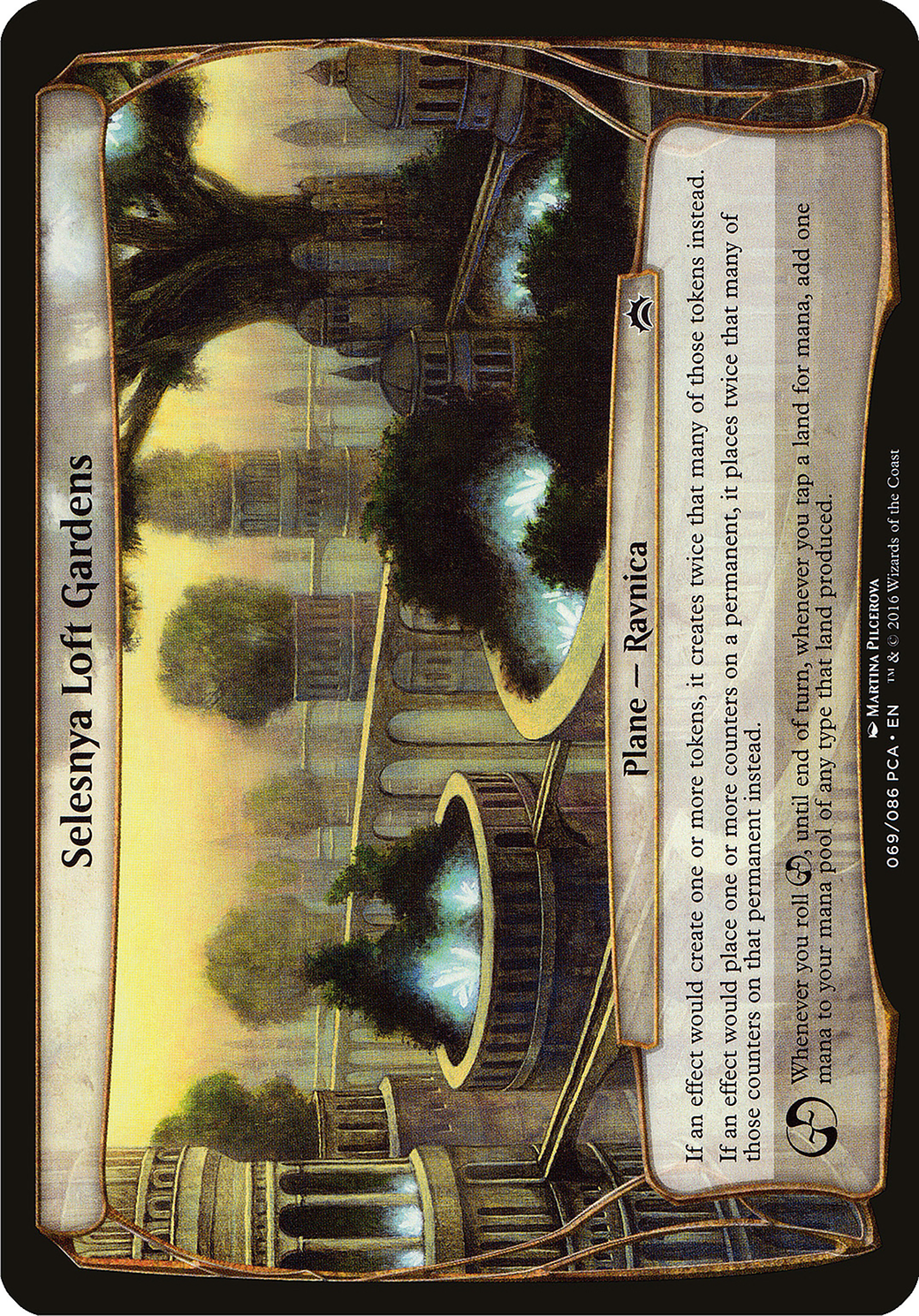 Selesnya Loft Gardens (OVER-069) - Planechase Anthology Planes