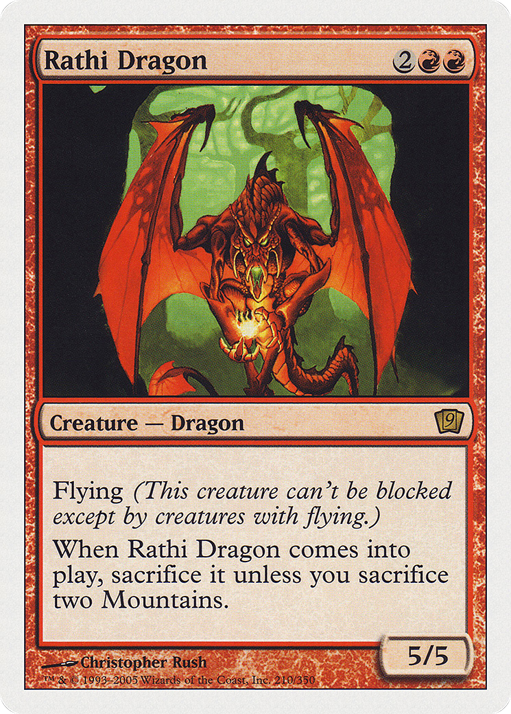 Rathi Dragon (9ED-) - Ninth Edition Foil