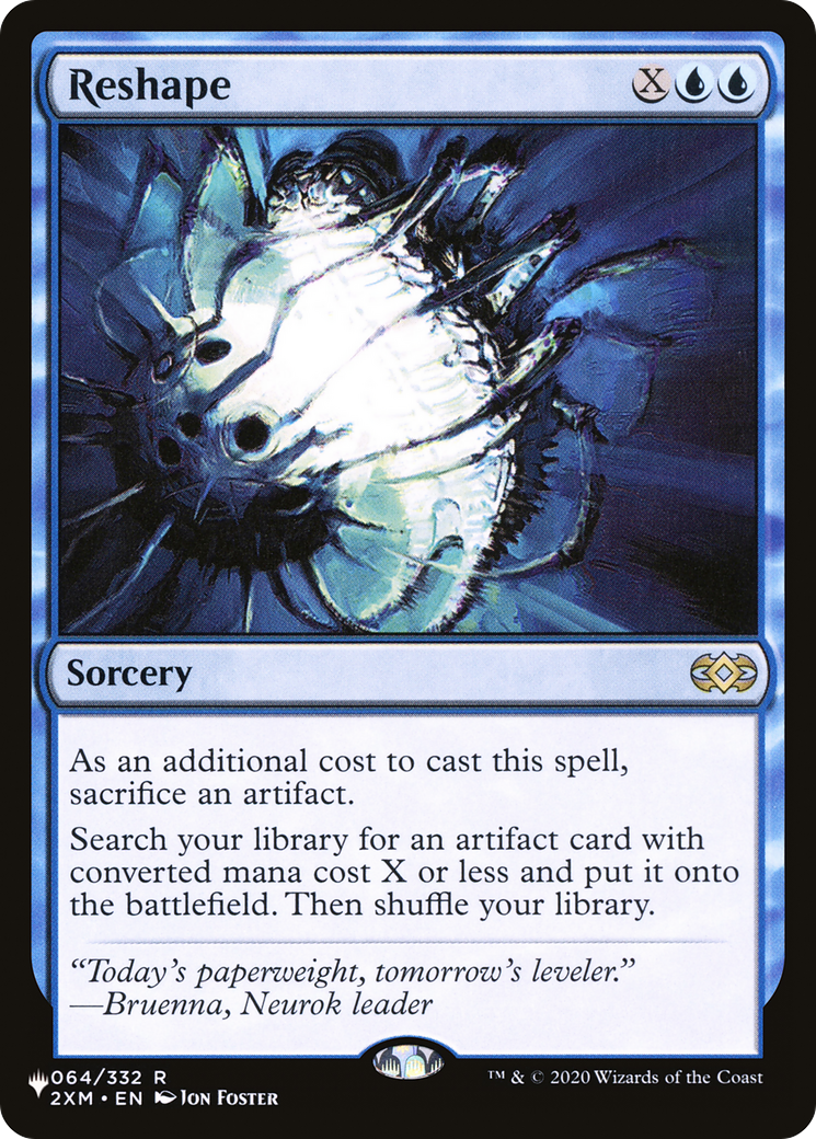 Reshape (LIST-2XM-64) - The List
