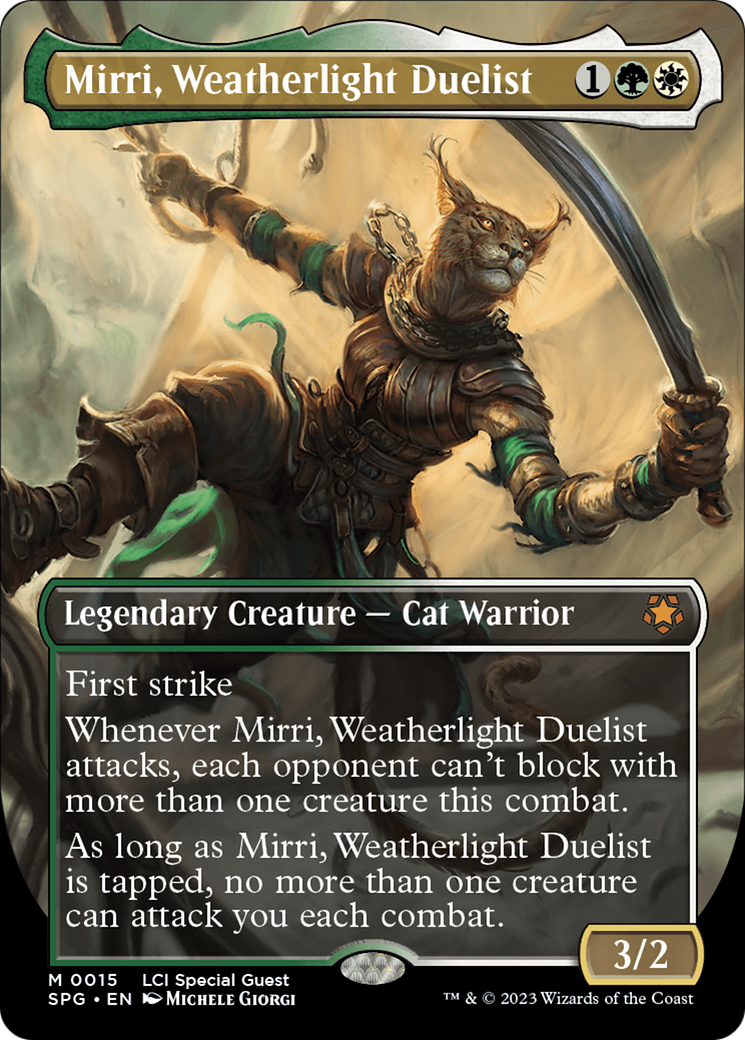 Mirri, Weatherlight Duelist (SPG-015) - Special Guests (Borderless) Foil