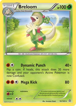 Breloom 016/160 - XY  Primal Clash