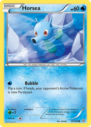 Horsea 030/160 - XY  Primal Clash