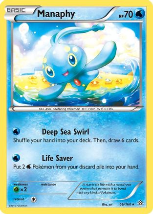 Manaphy 056/160 - XY  Primal Clash Holofoil
