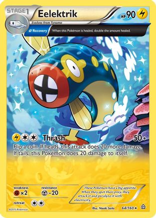 Eelektrik (Alpha) 064/160 - XY  Primal Clash Reverse Holofoil