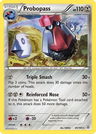 Probopass 095/160 - XY  Primal Clash Reverse Holofoil