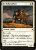 Ondu Greathorn (BFZ-040) - Battle for Zendikar