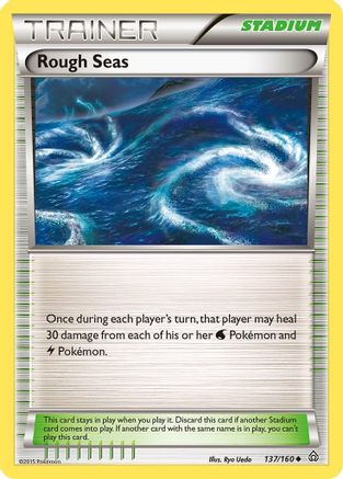 Rough Seas 137/160 - XY  Primal Clash Reverse Holofoil