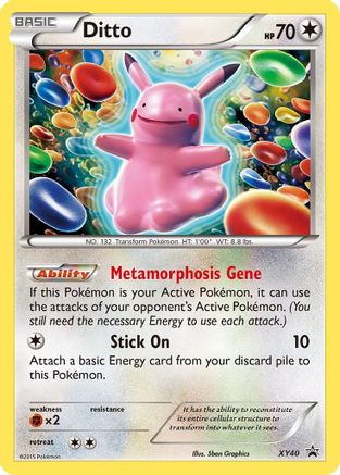 Ditto XY40/211 - XY Promos Holofoil