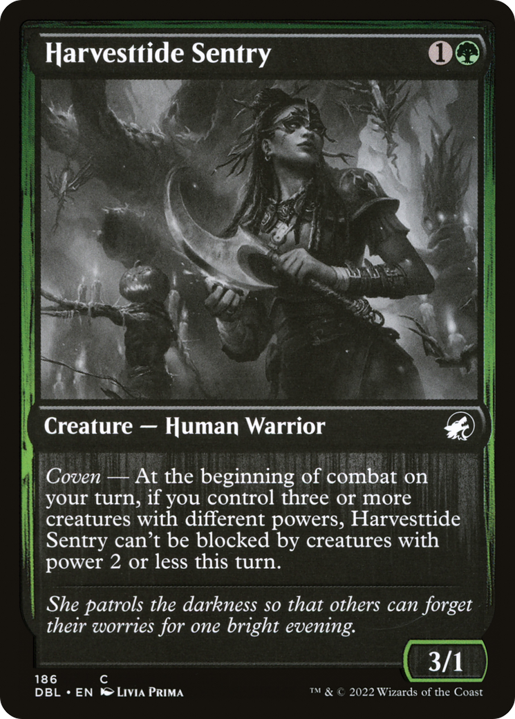 Harvesttide Sentry (DBL-186) - Innistrad: Double Feature Foil