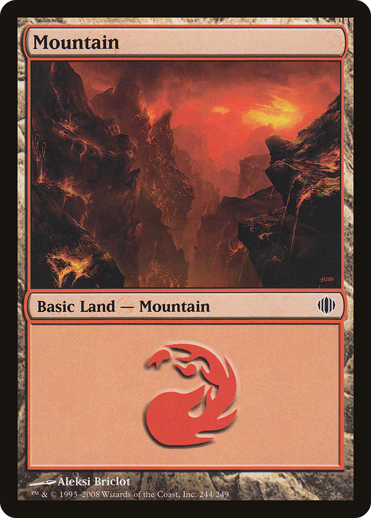 Mountain (ALA-244) - Shards of Alara Foil