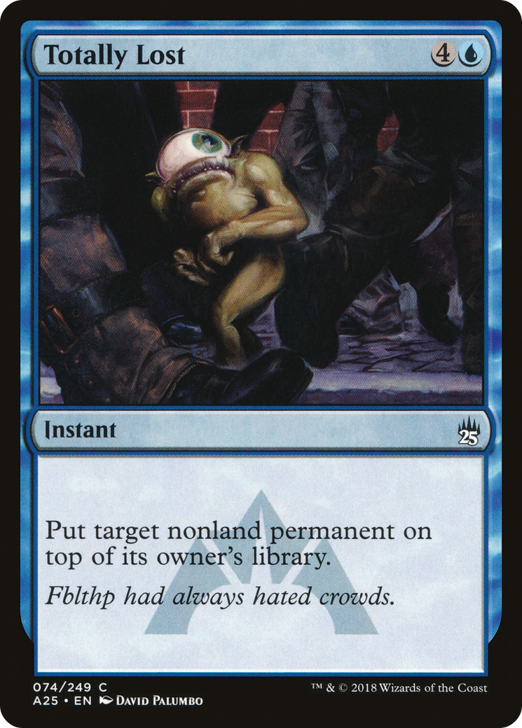 Totally Lost (A25-074) - Masters 25
