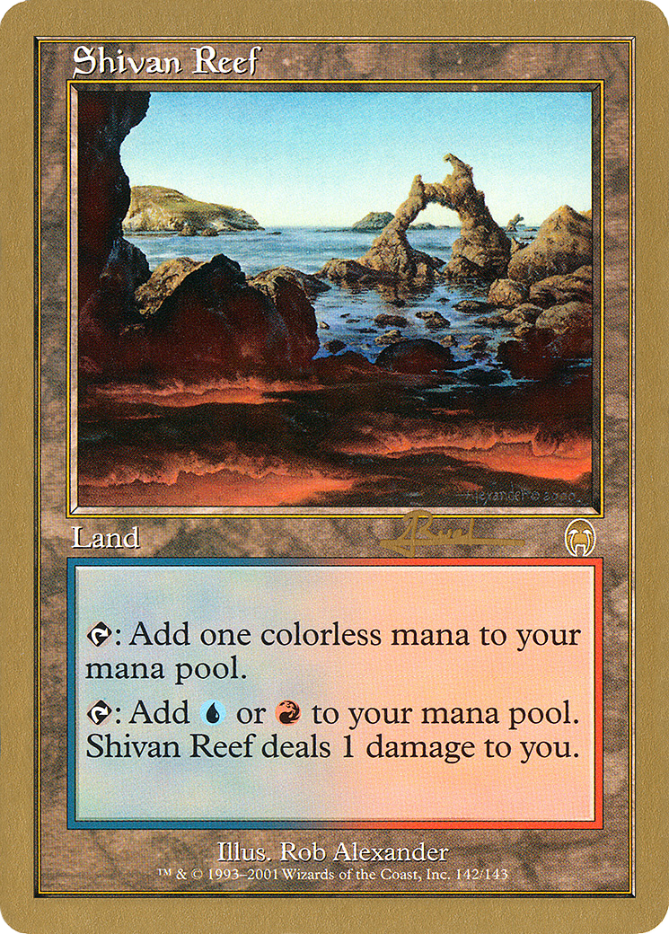 Shivan Reef (WCD-AR142) - World Championship Decks 2001