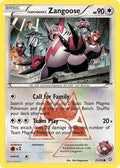 Team Magma's Zangoose 022/34 - Double Crisis Reverse Holofoil