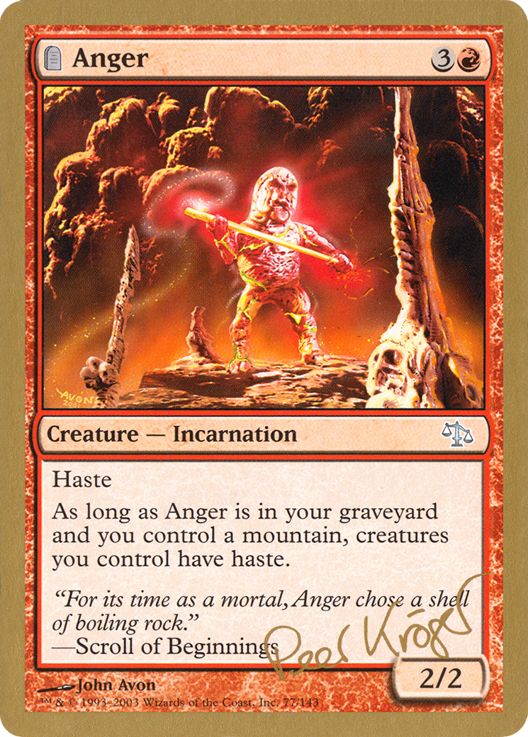 Anger (WCD-) - World Championship Decks 2003