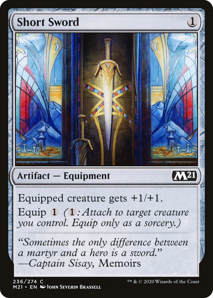Short Sword (M21-236) - Core Set 2021 Foil