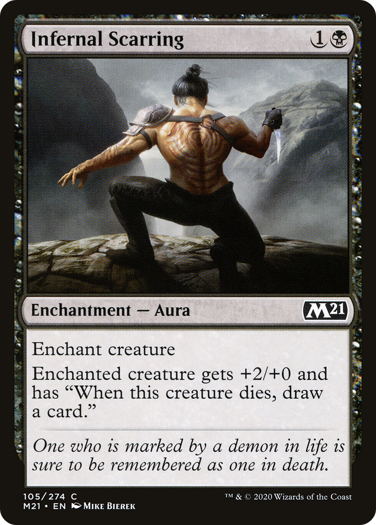 Infernal Scarring (M21-105) - Core Set 2021 Foil