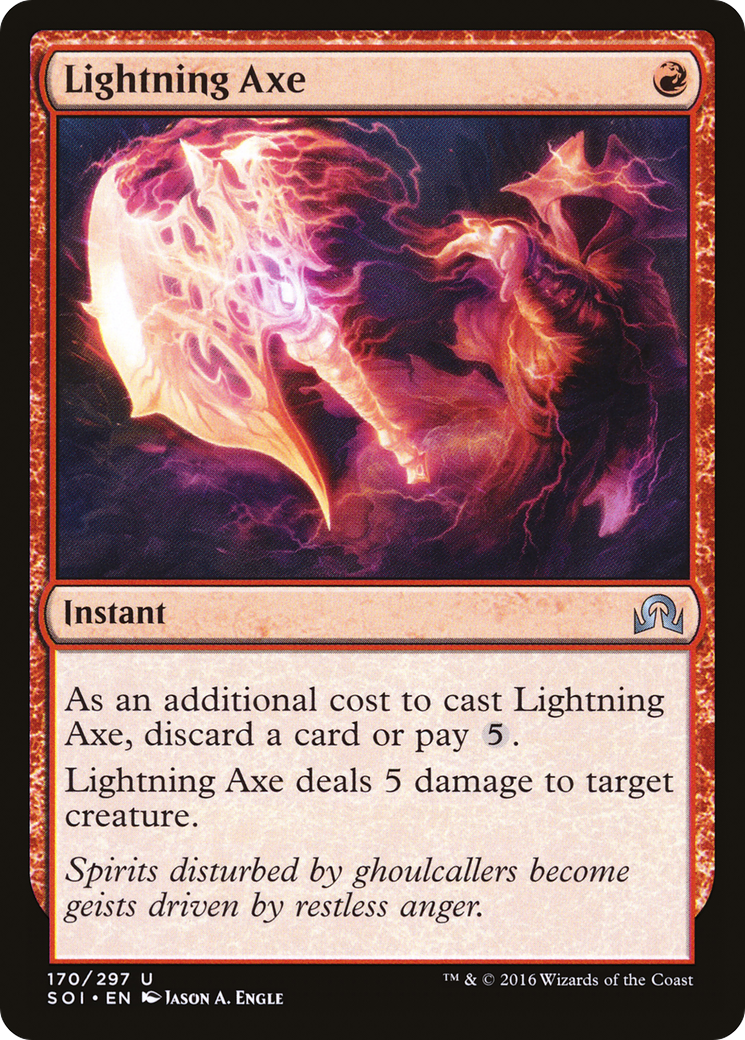 Lightning Axe (SOI-170) - Shadows over Innistrad Foil