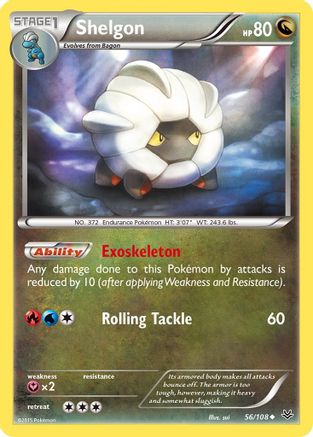 Shelgon 056/108 - XY  Roaring Skies