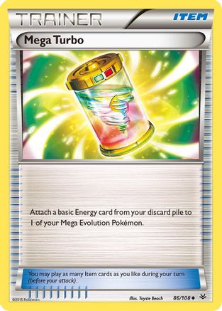 Mega Turbo 086/108 - XY  Roaring Skies