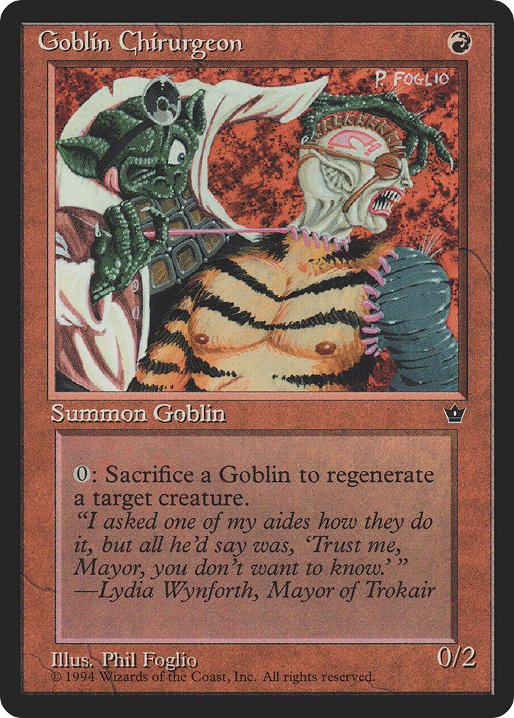 Goblin Chirurgeon (FEM-) - Fallen Empires