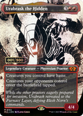 Urabrask the Hidden (MUL-153) - Multiverse Legends: (Showcase) (Borderless) Foil