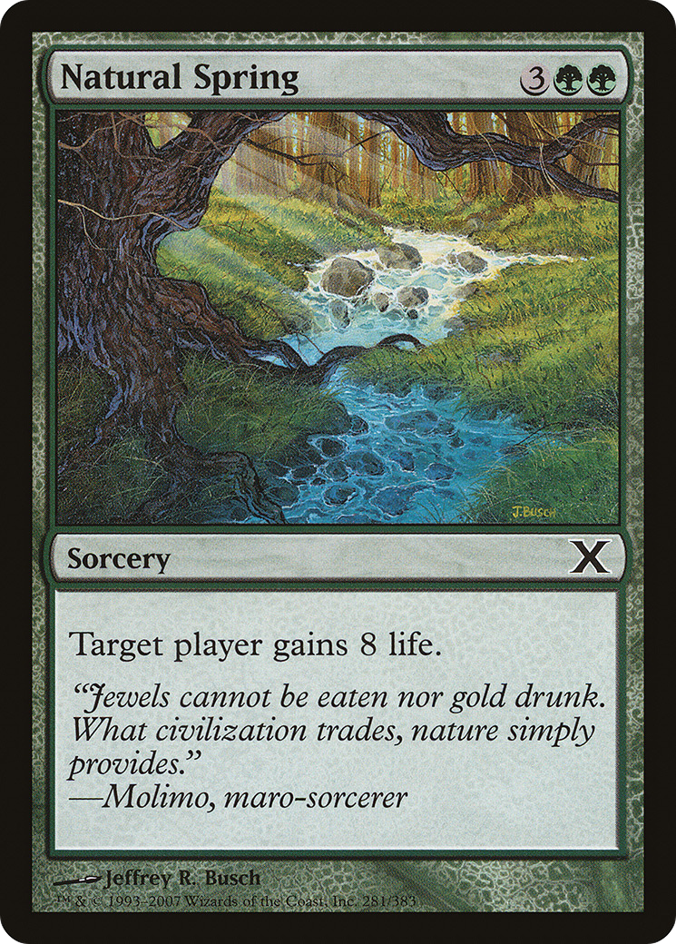 Natural Spring (10E-281) - Tenth Edition Foil