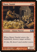 Manic Vandal (M12-151) - Magic 2012 Foil