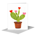 Bunny Ears Cactus, Greeting Card (#8625F)