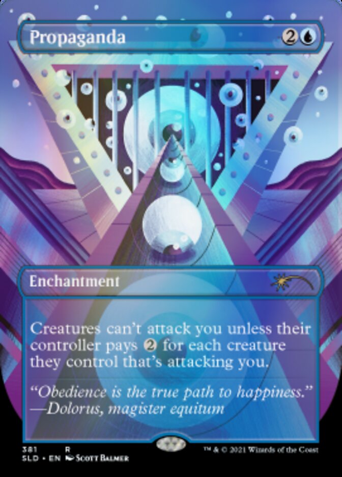 Propaganda // Propaganda (SLD-381) - Secret Lair Drop (Borderless) Foil