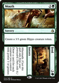 Mouth // Feed (PRE-214S) - Amonkhet Promos Foil