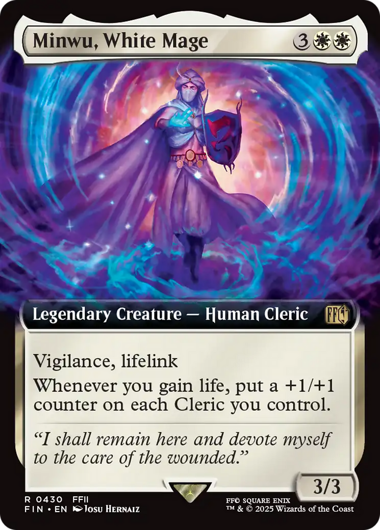 Minwu, White Mage (FIN-430) - FINAL FANTASY: (Extended Art)
