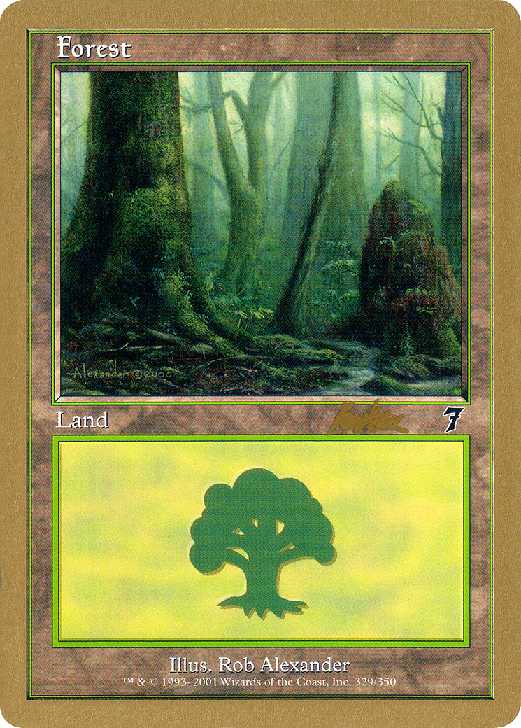 Forest (WCD-BK329) - World Championship Decks 2002
