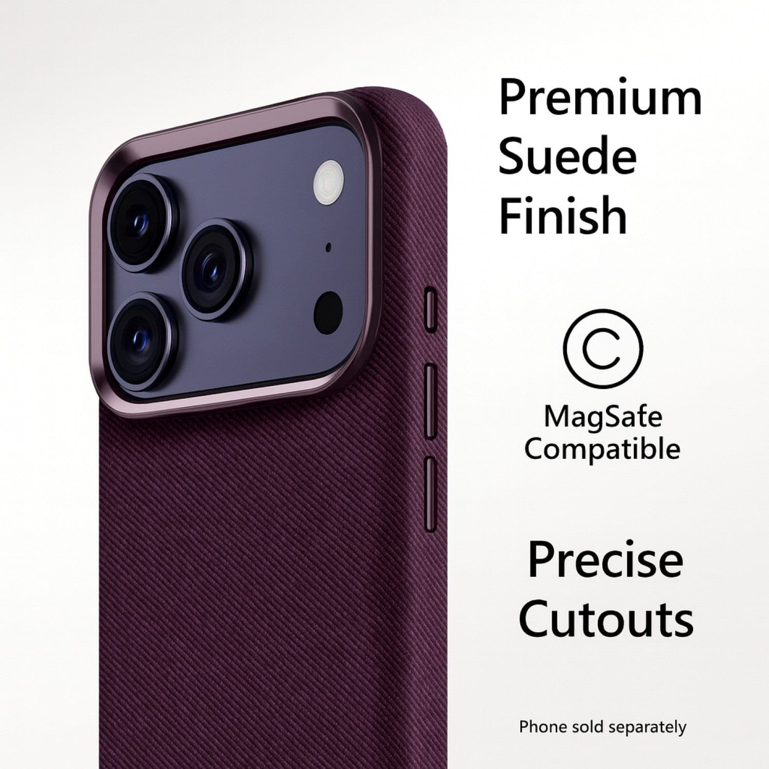 iPhone 17 Pro Max Case - Suede Leather | Indy Series