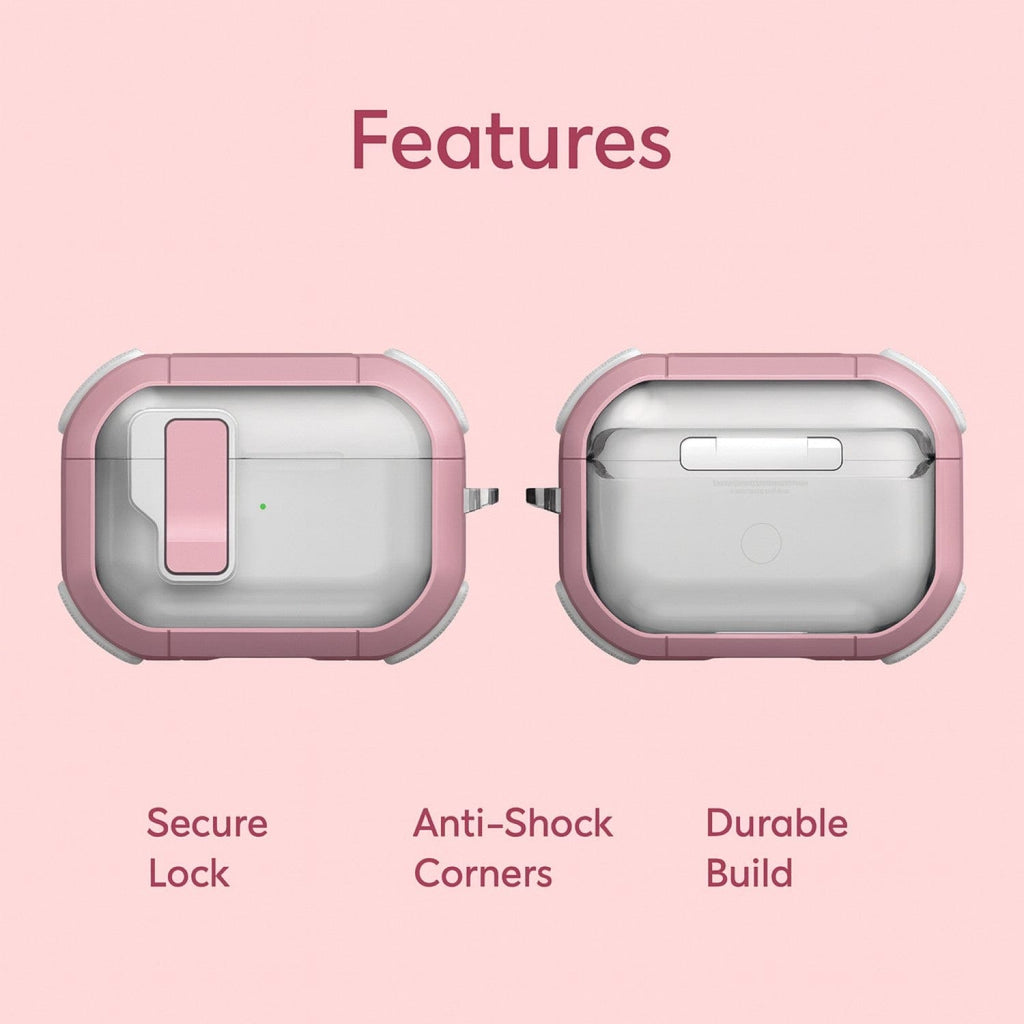 Apple AirPods Pro 3 Case - Secure Lock | Venture-X Series