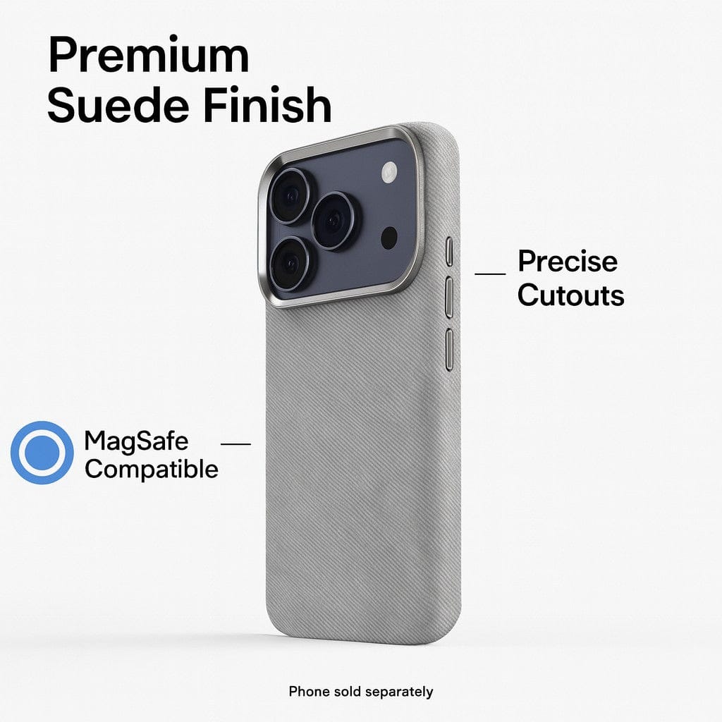 iPhone 17 Pro Case - Suede Leather | Indy Series