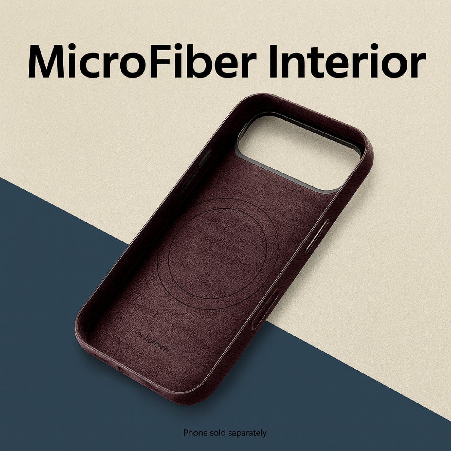 iPhone 17 Pro Max Case - Suede Leather | Indy Series