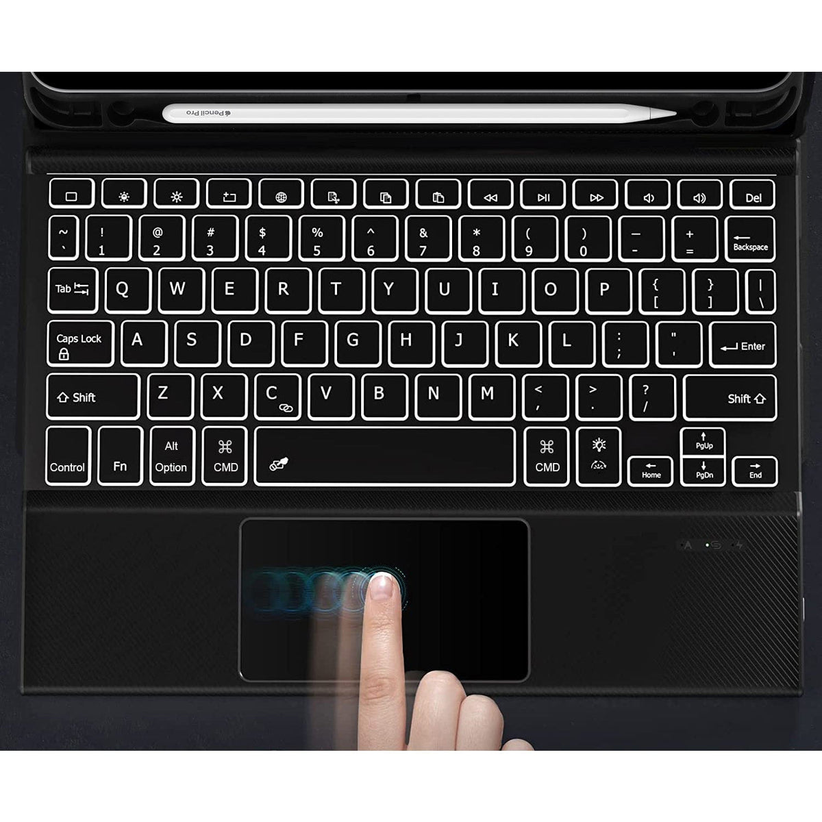 iPad Air 13-inch (M2 / M3 / M4) Keyboard Case - Folio, Trackpad | Navigate Series