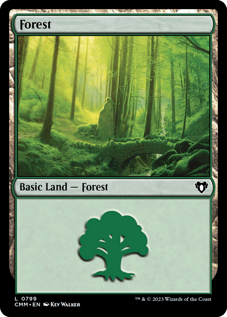 Forest (CMM-799) - Commander Masters