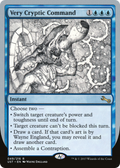 Very Cryptic Command (UST-49A) - Unstable