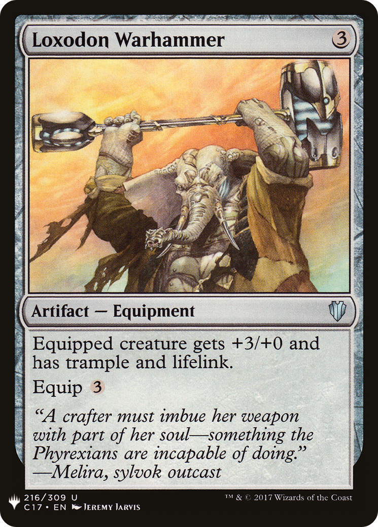 Loxodon Warhammer (LIST-C17-216) - The List