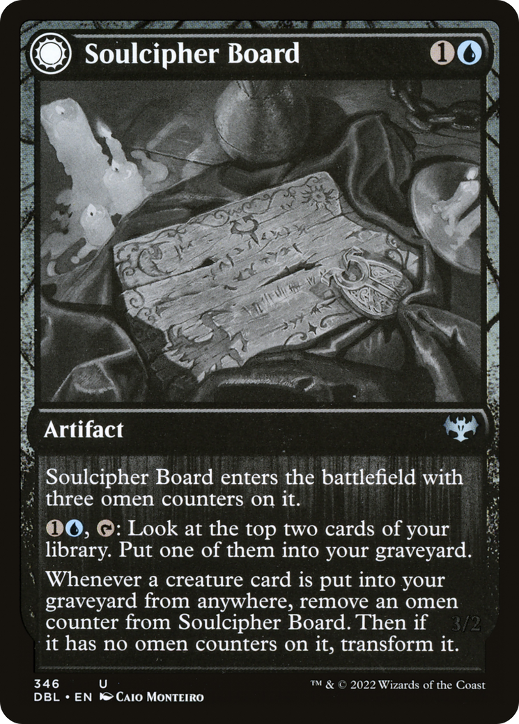 Soulcipher Board // Cipherbound Spirit (DBL-346) - Innistrad: Double Feature: (Double Faced Transform)