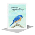 Blue Feathered, Greeting Card (#8314B)