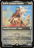 Keleth, Sunmane Familiar (CMR-550) - Commander Legends Etched Foil