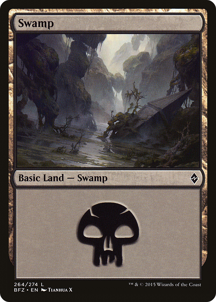 Swamp (BFZ-264) - Battle for Zendikar